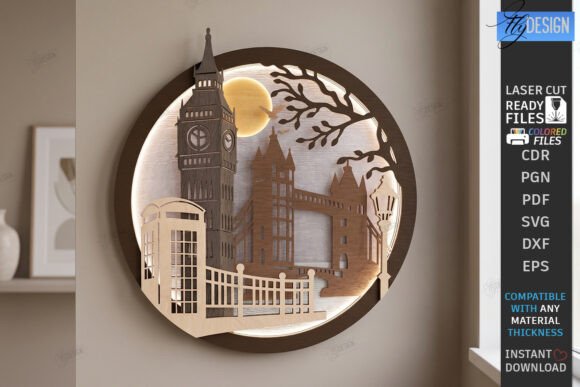 Download 3D Layered Wall Decor Laser Cut | Art - Premium Resources