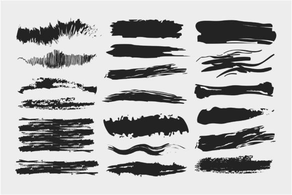 Download Brushstroke Shape Design Elements - Premium Resources