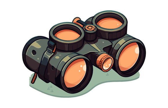 Download Binocular Vector Illustration - Illustration Collection