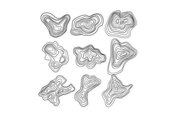 Download Abstract Topographic Contour Map Lines P - Premium Resources